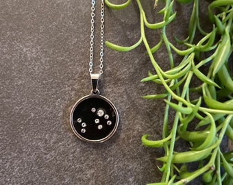 Aquarius Zodiac Necklace, Silver Constellation Necklace, Star Sign Necklace, Astrology Necklace, Zodiac Sign, Zodiac Jewelry