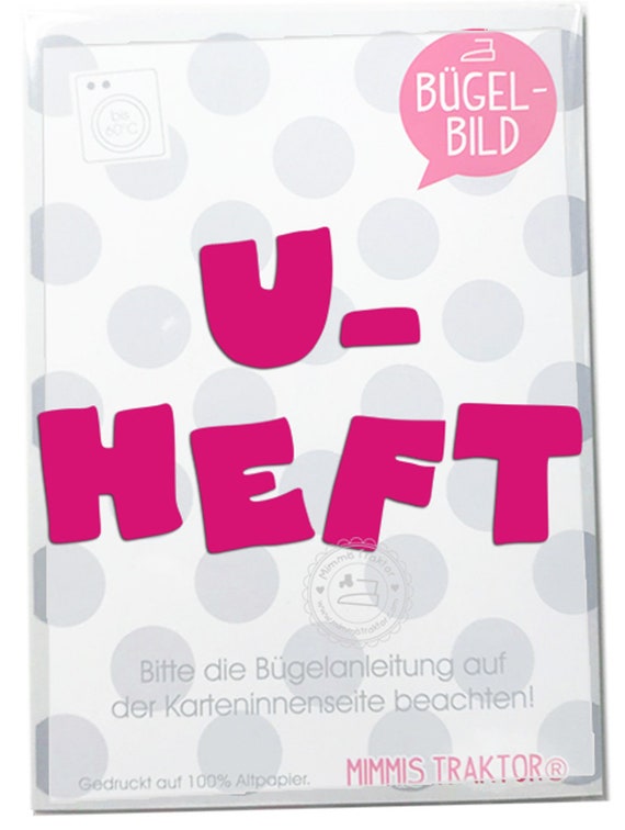 Bügelbild Mit Wunschname – Flexfolie, Bis 10 Zeichen, Handmade In Austria