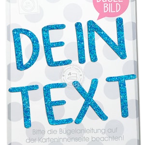 GLITZER Bügelbild Name Wunschtext Großbuchstaben Größe Farbe wählbar Aufbügler Applikationen für Stoffe Textilien zum Aufbügeln Flicken image 1