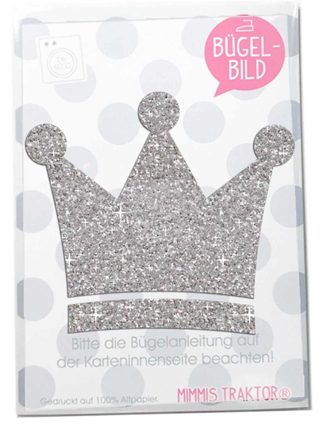 Glitzer-Bügelbilder Lotusblüten – 3 Stück Zum Aufbügeln