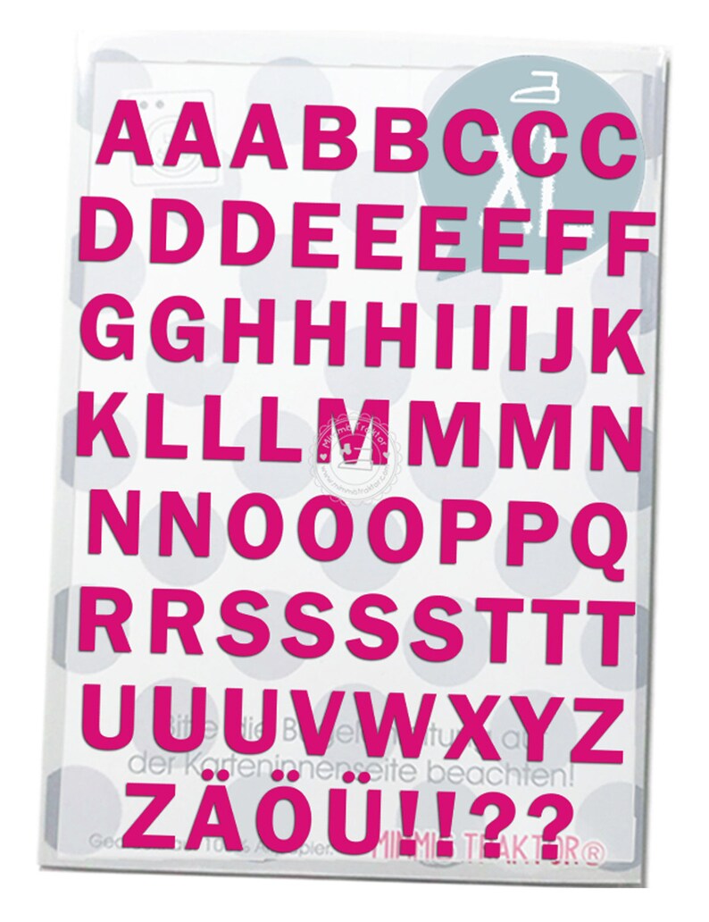 Bügelbild Buchstaben abc 3 cm Druckschrift Alphabet Flockfolie Aufbügler Applikationen für Stoffe Textilien zum Aufbügeln Flicken image 1