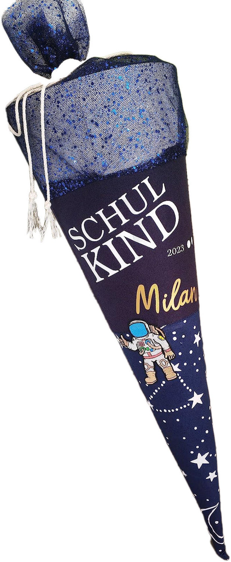 Bügelbild Schulkind Farbwahl Wunschname Jahr 14 cm handwritten FLEXFOLIE Schulstart Aufbügler Bügelsticker für Stoffe Textilien Aufbügeln image 3