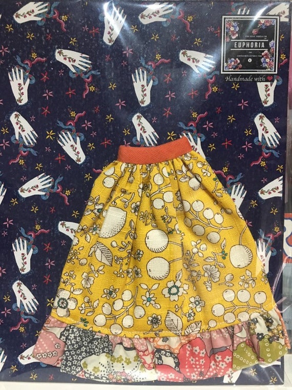 Handmade clothing Skirt for 1:6 scale doll Barbie Blythe # D-13