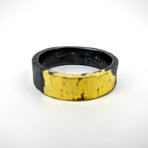 rustic men&#39;s ring, blackened silver ring, ring for men, wedding ring, unisex ring