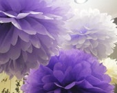 Mix di 10 palline di carta velina Pom Pom - partito decorazioni - decorazioni di nozze - Pom Pom decorazioni - palle di carta - scuola materna