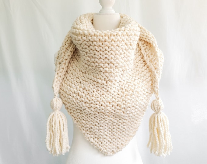 Back Bay Shawl - Cream