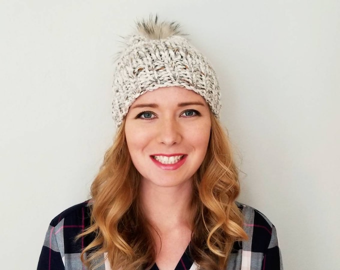 Baxter Pom Pom Hat - Fossil