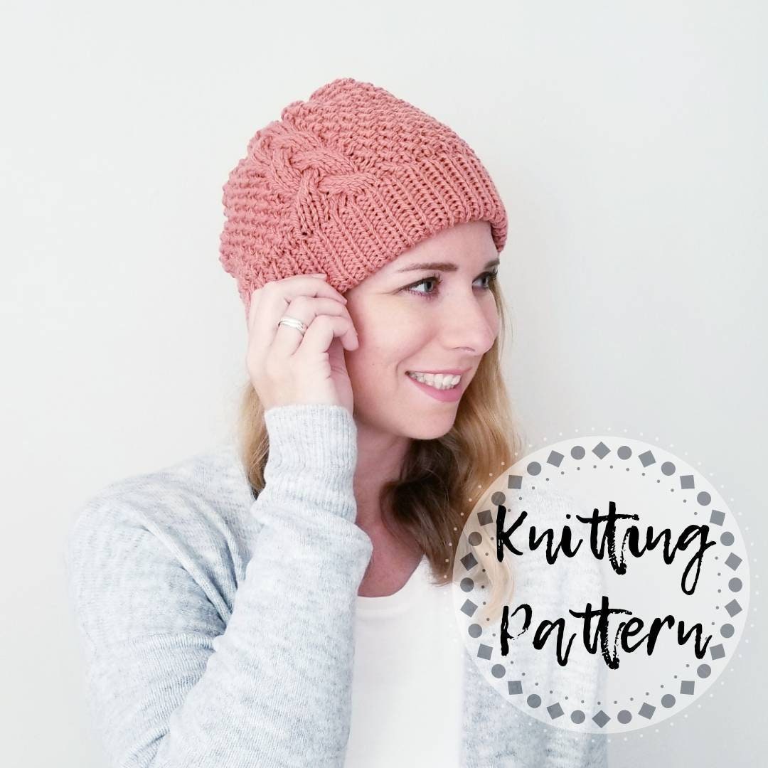 Double brim knit hat pattern free