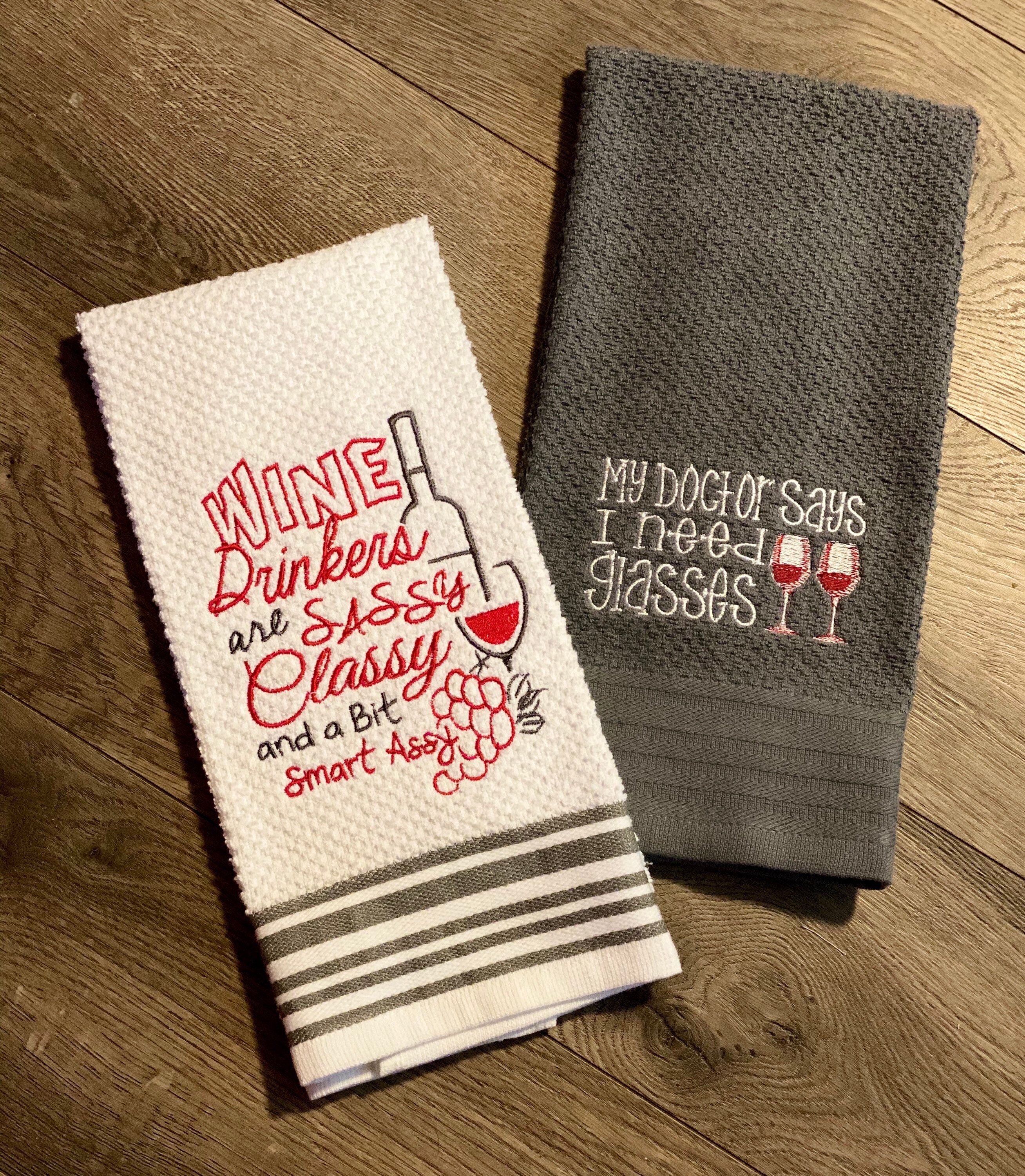  Handmade Funny Kitchen Towel - 100% Cotton Funny Hand Bar Towels  for Wine Lovers, Corkscrew Workout - 28x28 Inch Perfect for Hostess  Housewarming Christmas Mother's Day Birthday Gift (My Workout) : Handmade  Products