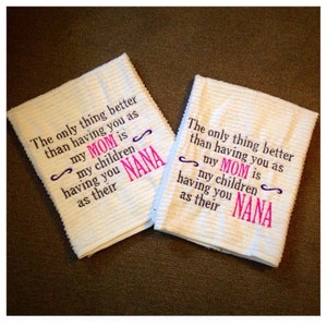 Beautiful Mom Nana Oma kitchen towel