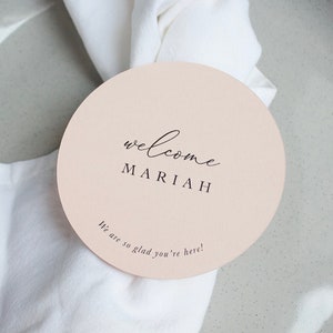 Marque-places ronds, sous-verres de mariage, marque-places ronds modernes, marque-places ronds, cartes de visite d'invités