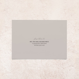 Envelope printing C6 114x162mm. Personalised printing Save the Date envelopes with Black or coloured ink printing