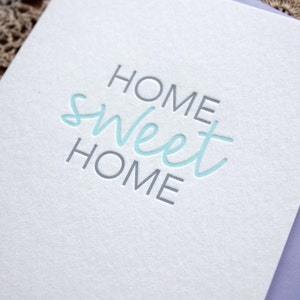 Home Sweet Home Letterpress Housewarming Card image 3