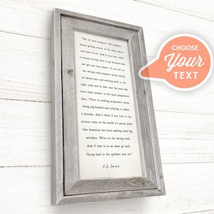 Framed Personalized Canvas Poem, Long Poem, Custom Poem Print, Custom Poem on Canvas, Rustic Barnwood Frame, NO CHARACTER LIMIT