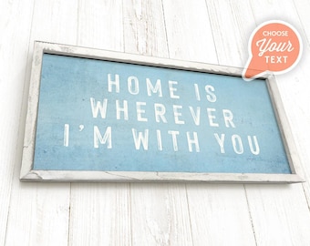 Framed Custom Canvas Quote Sign on Canvas, Create Your Own Personalized Quote Wall Art, Pick Your Colors and Fonts!