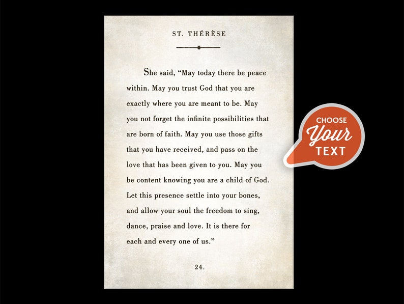 Custom Quote Canvas Poem on Canvas Premium Heavyweight Etsy