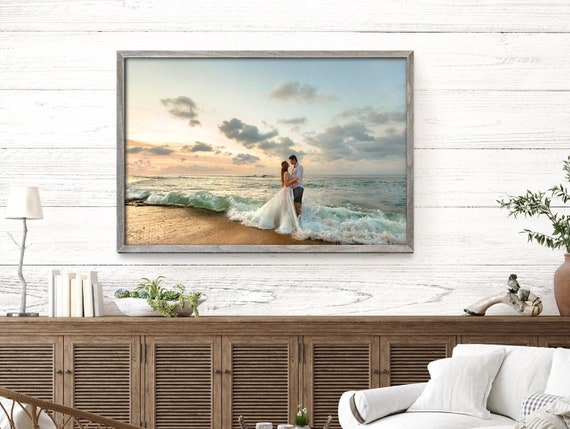 Custom Wood Framed Photo, Framed Photography Wall art, Wedding Photo, Family Photos, Kid Photos, Wedding Gift, Beautiful Hand Crafted Frames