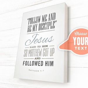 Custom Bible Verse On Canvas, Scripture Wall Art, Christian Gift, Bible Verse Personalized, Christian Art, Scripture Canvas Print