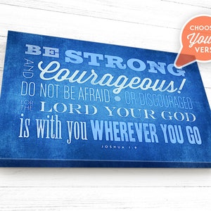 Bible Verse Canvas, Scripture Wall Art, Personalized with your bible verse and colors, Canvas Stretched on Wood Frame, Christian Gift image 1