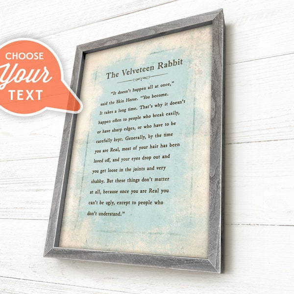 Custom Framed Quote Etsy