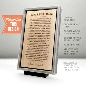 Custom Wood Engraved Quote, Poem or Sign — engraved wood plaque — solid hardwood with a handcrafted floating frame.