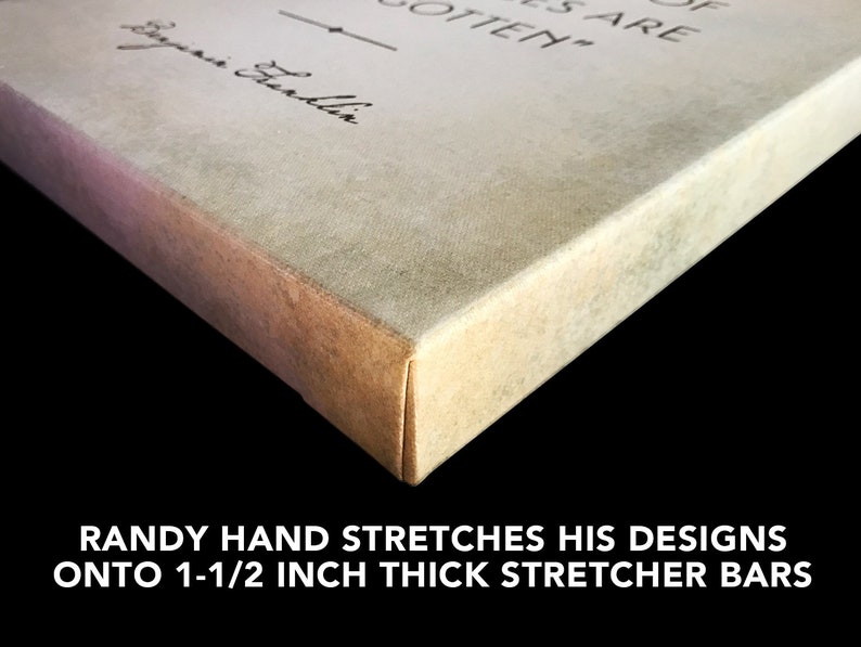 Custom Quote Canvas, Poem on Canvas, Premium Heavyweight Custom Canvas, Stretched onto Wood Stretcher Bars, NO CHARACTER LIMIT image 4