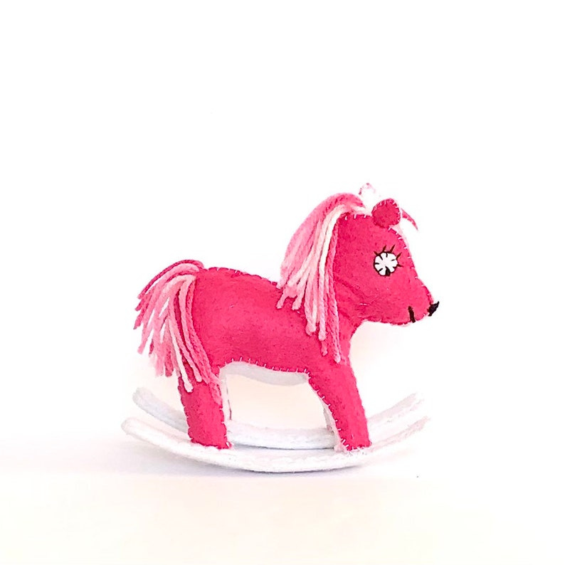 Felt Rocking Horse Sewing Pattern: Plush Toy DIY (PDF Pattern) - Etsy