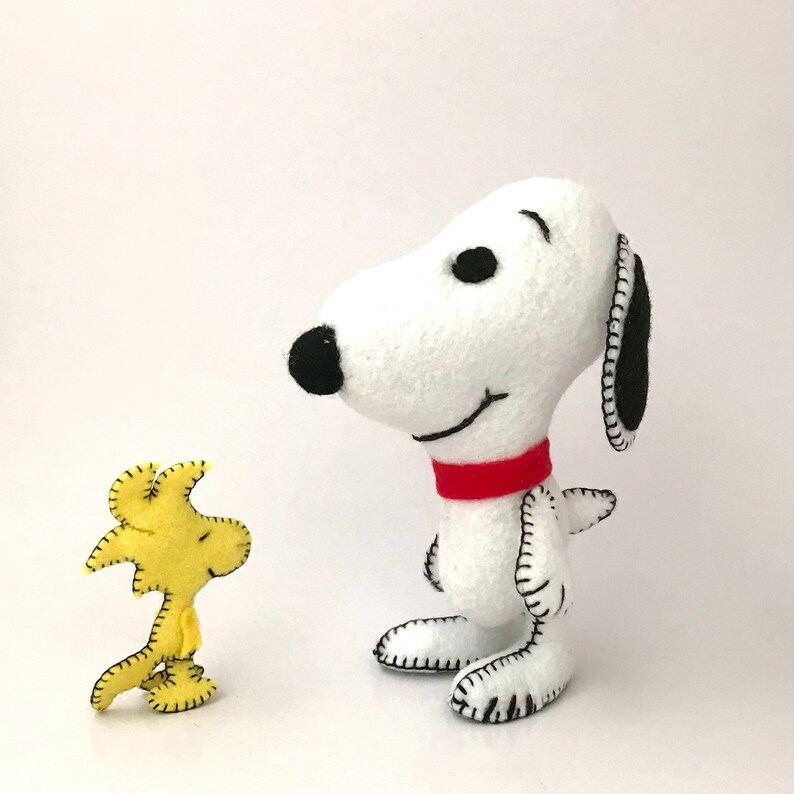 Felt Snoopy Sewing Pattern Woodstock PDF Pattern Etsy