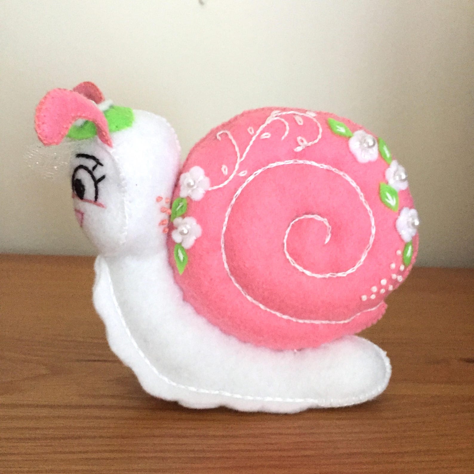 Felt Snail Sewing Pattern Sewing Pattern Snail Plushie Etsy