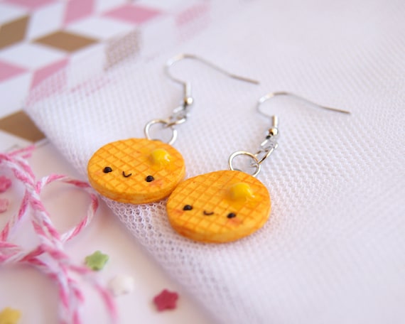 Cute Fruit & Dessert Silicone Earrings -  Hong Kong