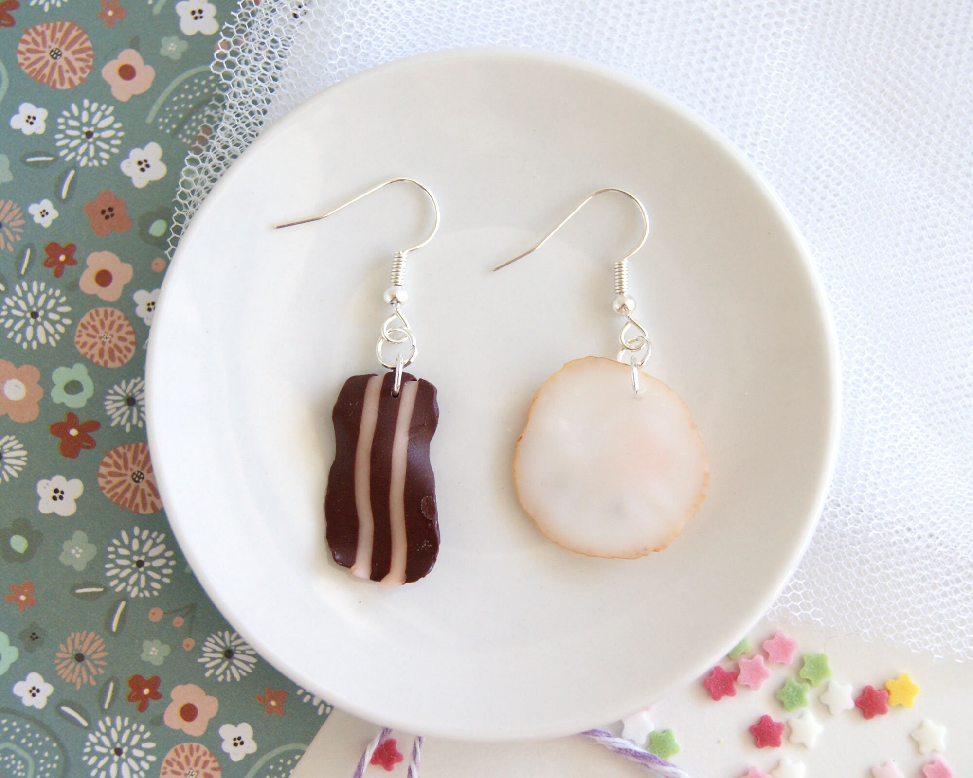 Orecchini Pendenti Divertenti A Forma Di Uovo Kawaii - Gioielli Novit&agrave; Carini