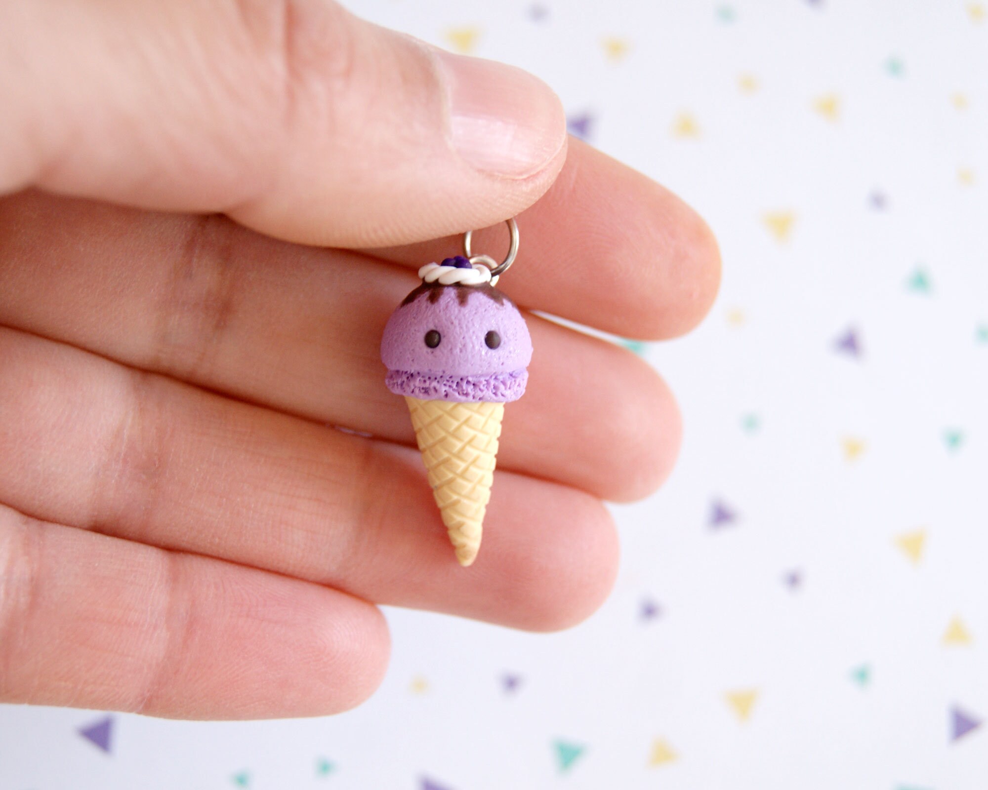 Kawaii Pink Popsicle Charm, Polymer Clay Food Charms, Miniature Food Clay,  Cute Stitch Marker, Tiny Cute Charm, Cute Strawberry Popsicle 