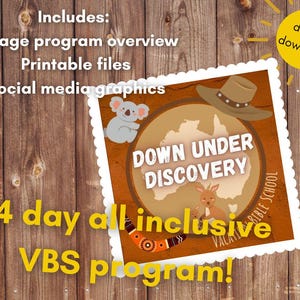 Programma Down Under Discovery VBS - Download digitale