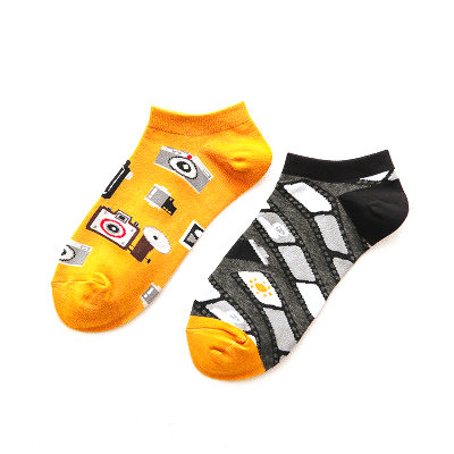 Chaussettes Fantaisie Antidérapantes - Coton Doux Motifs Amusants - Taille Unique