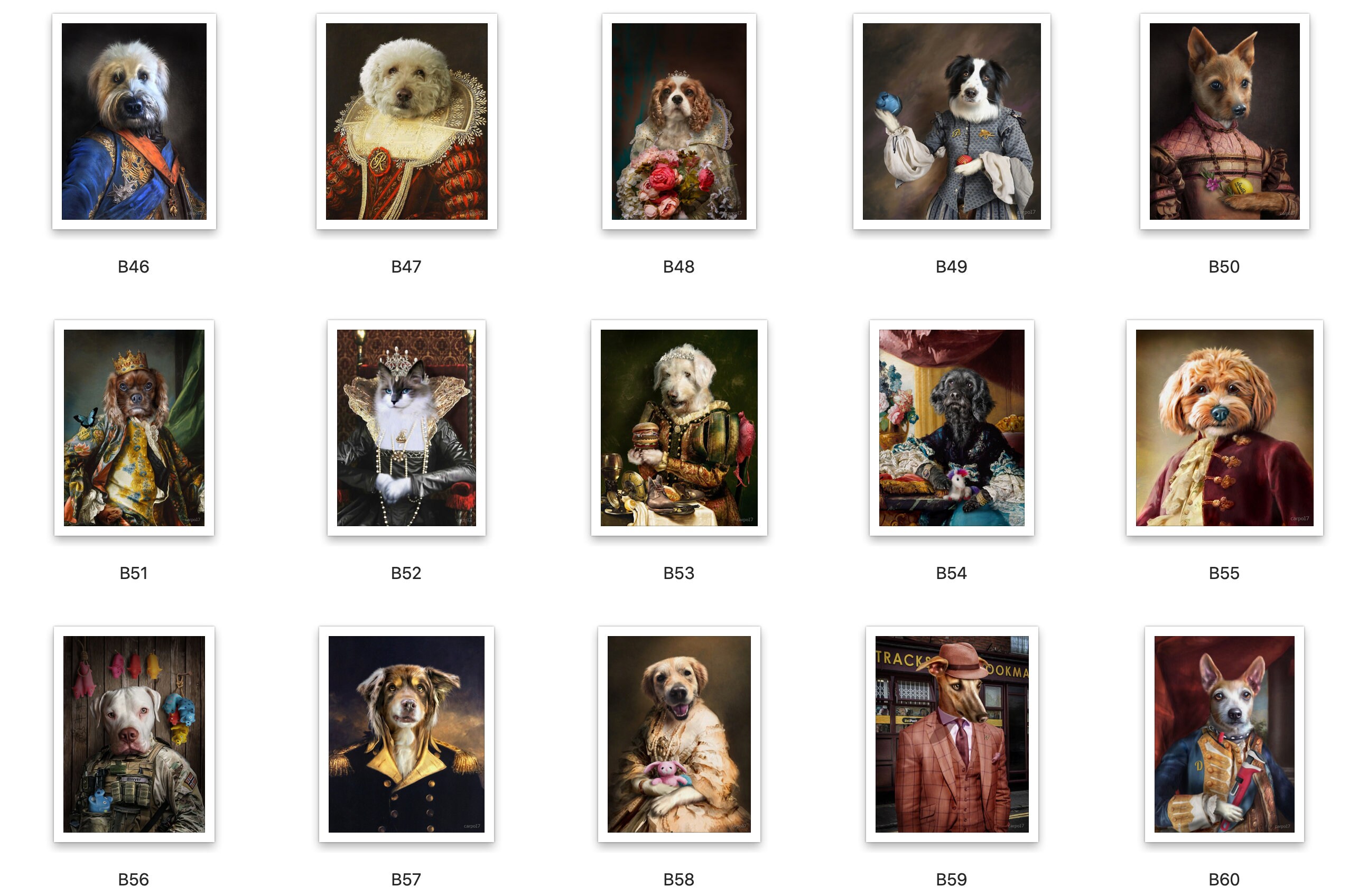 Custom Pet Portrait Crown And Paw Portrait Royal Pet Etsy