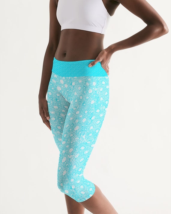 Women's Mid-Rise Capri - Petoskey Beach Blue