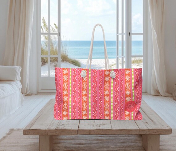 Summer Beach Bag - Electric Boho Tribal
