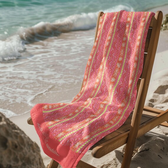 Beach Towel - Electric Boho Tribal