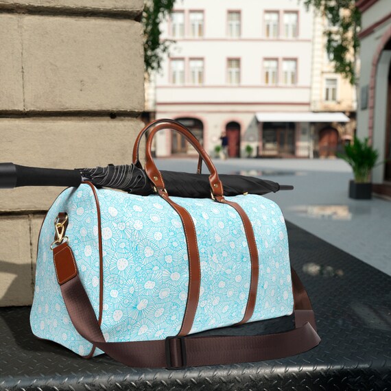 Beach Blue Waterproof Travel Bag