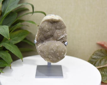 T51Natural Rainbow Druzy Cluster Geode,  Crystal Display Specimen (18x9cm)1.45kg