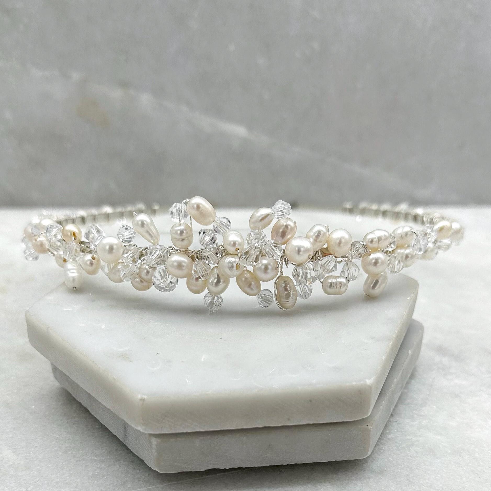 Real Pearl Headband - Etsy