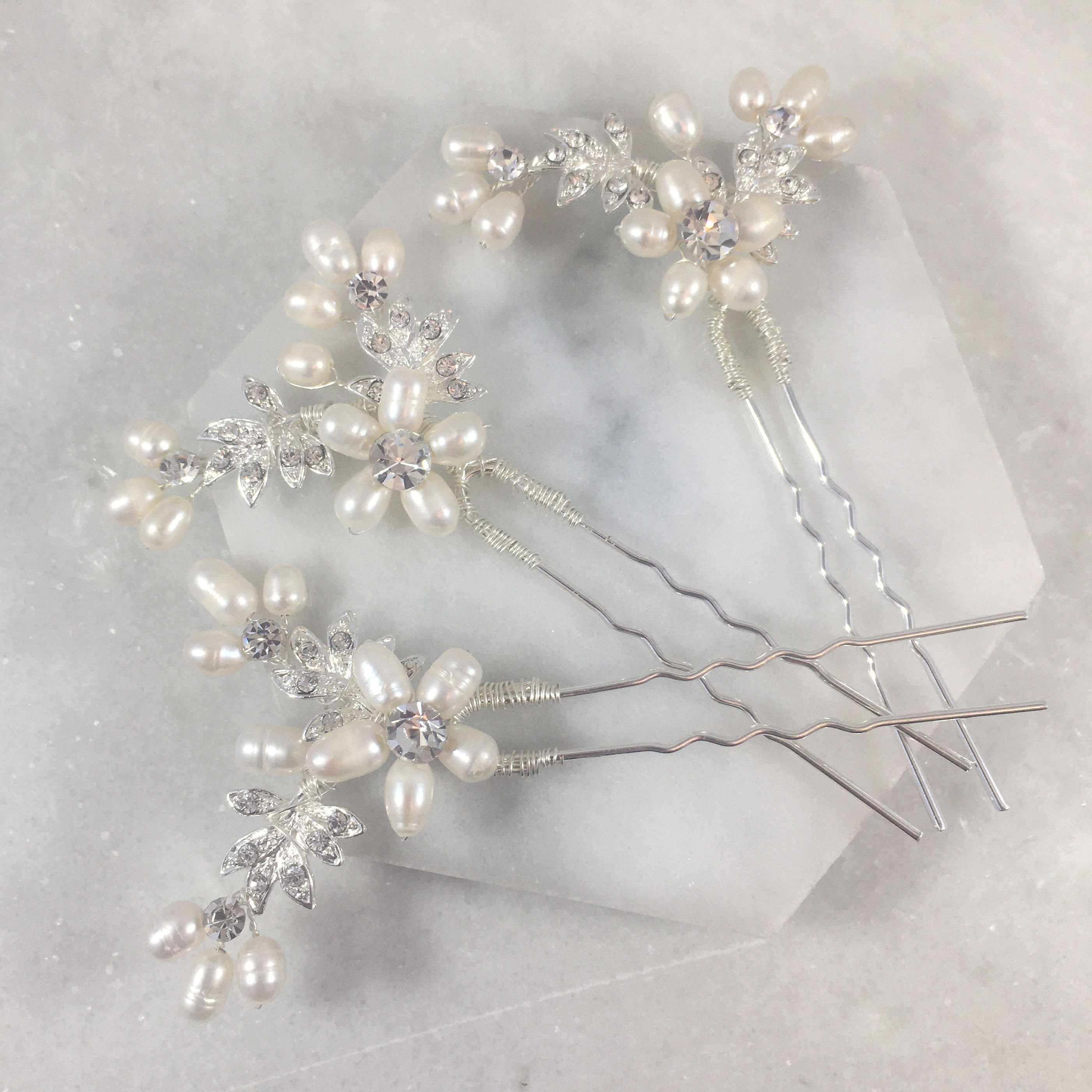 Freshwater Pearl & Diamante Hair Pins Choose 1 2 or 3 Pins - Etsy UK Freshwater Pearl & Diamante Hair Pins Choose 1 2 or 3 Pins - Etsy UK