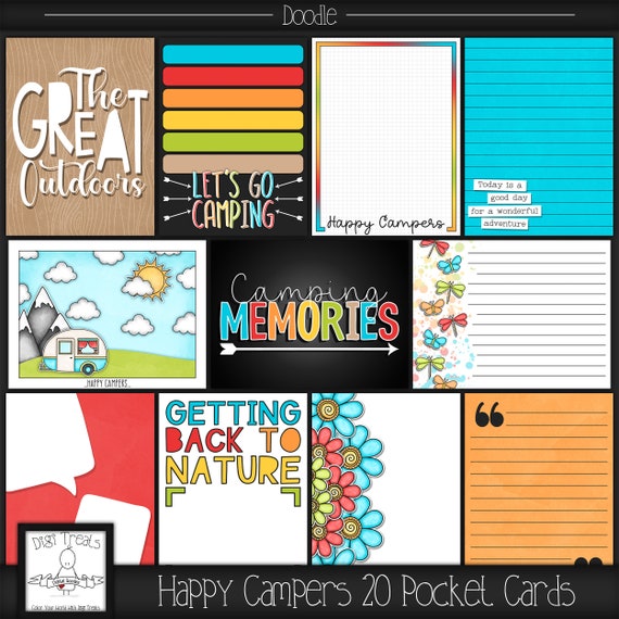 Great Outoors - Digital Scrapbook Pages - INSTANT DOWNLOAD