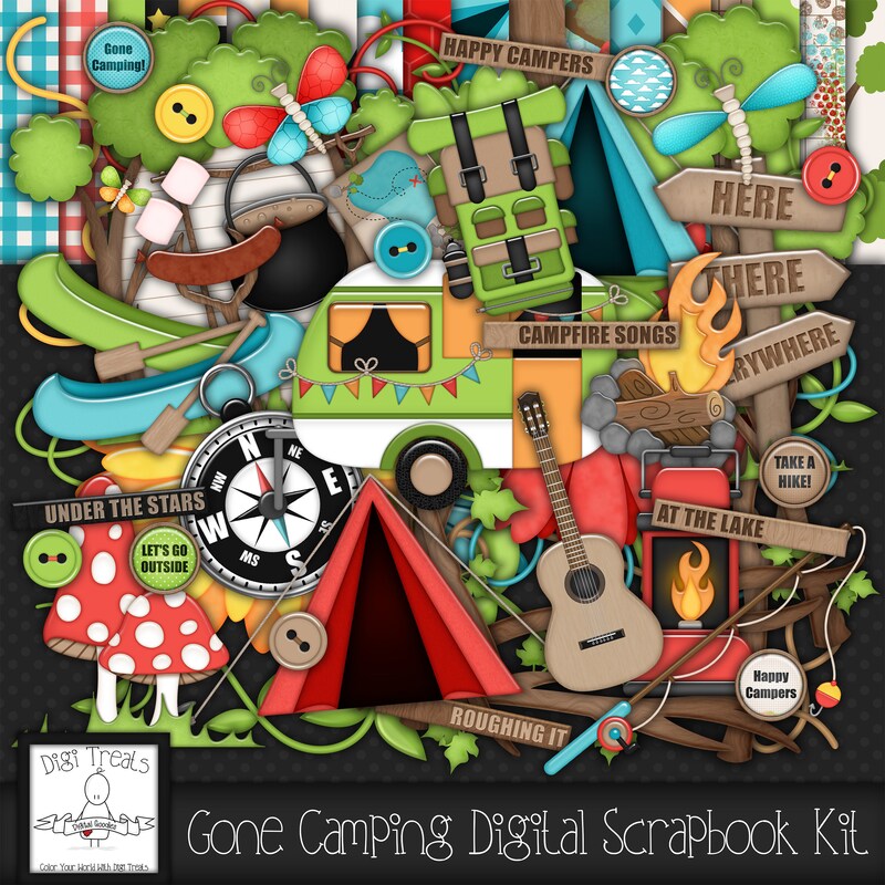 Scrapbook Kit Digital - Etsy