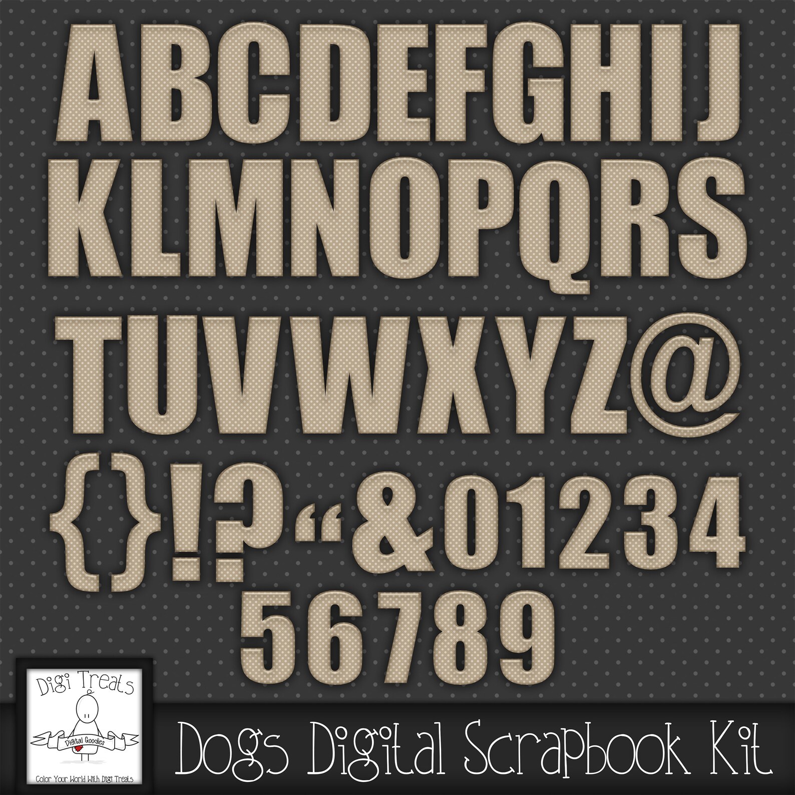 Dog Digital Scrapbook Kit. Dog Themed Scrapbook Kit Digital Etsy