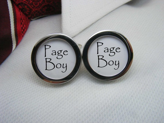 page boy cufflinks