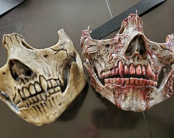 Vampire Half Skull Mask (custom options)