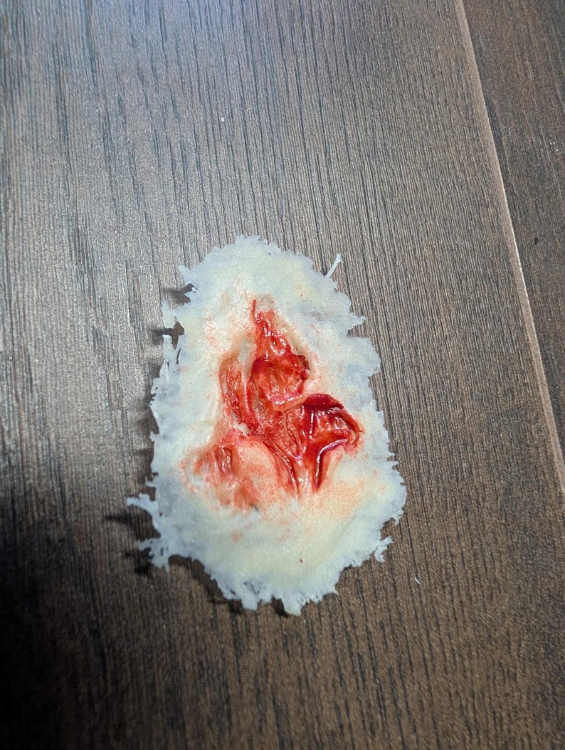 Set di ferite da zombie sulla pelle immagine 10
