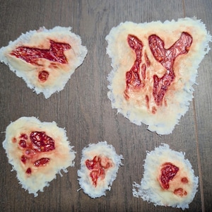 Set di ferite da zombie sulla pelle immagine 13