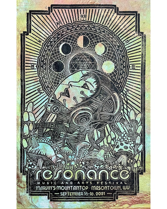 Resonance 2021 Handmade Fan Poster - Etsy